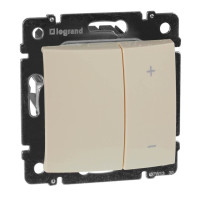 Диммер кнопочный 600Вт, слоновая кость, Valena Classic Legrand 774174