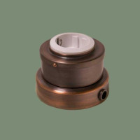 Ретро розетка медь с З/К и шторками, темная медь, Лонжин Romatti L243-8