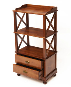 Стеллаж Трике-3 из массива березы, Испанский орех, TADORNA 112А-SN