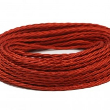 Ретро кабель витой 2x4 Красный, Interior Wire ПРВ2400-КРС (1 метр) Ретро кабель витой 2x4 Красный, Interior Wire ПРВ2400-КРС (1 метр)
