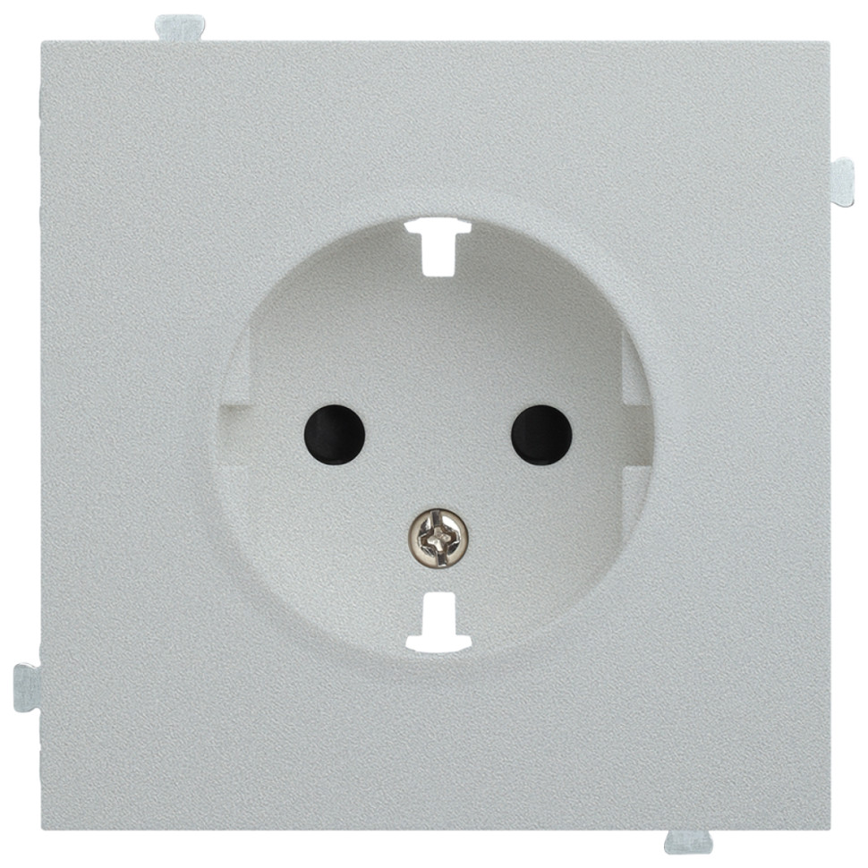 Лицевая панель розетки с З/К, Серебро, Rikett 35632 SV Лицевая панель розетки с З/К, Серебро, Rikett 35632 SV