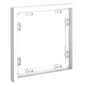 Рамка 1 местная, пластик, Белый матовый, Voltum S70 VLS100102