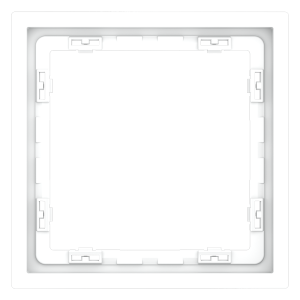 Рамка 1 местная, пластик, Белый матовый, Voltum S70 VLS100102