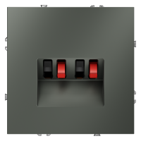 Розетка акустическая 4-местная, Титан, S70 Voltum VLS060306