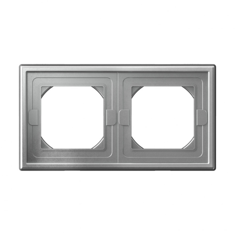 Рамка 2 местная IP44, Алюминий, ArtGallery SE GAL440302