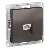 Розетка компьютерная RJ45 Cat. 6e, Мокко, AtlasDesign SE ATN000686