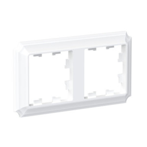 Рамка 2 местная, Белый, AtlasDesign Antique SE ATN100102