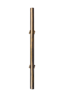 Труба декоративная для электропроводки D16, пластик, бронза Bironi BTR1-16-25