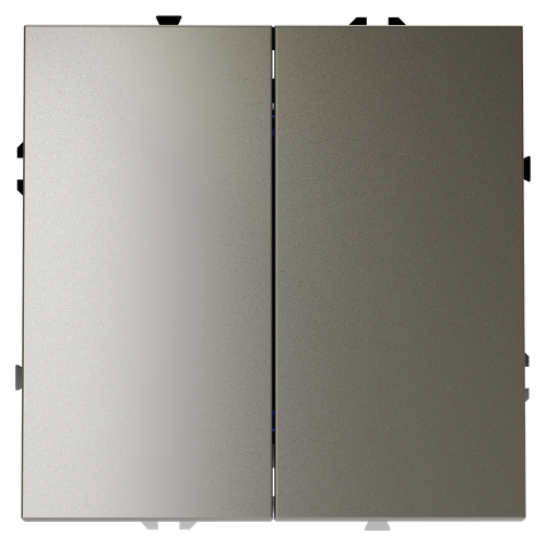 Выключатель проходной 2-кл., Шелк, VOLTUM S70 VLS020304