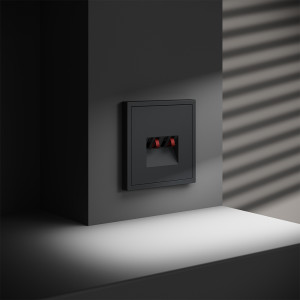 Розетка акустическая 4-местная, Графит, S70 Voltum VLS060307