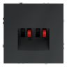 Розетка акустическая 4-местная, Графит, S70 Voltum VLS060307 Розетка акустическая 4-местная, Графит, S70 Voltum VLS060307