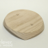 Накладка деревянная D138 для светильников на бревно, Clever Wood