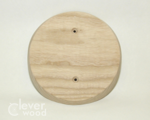 Накладка деревянная D138 для светильников на бревно, Clever Wood