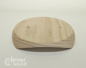 Накладка деревянная D138 для светильников на бревно, Clever Wood