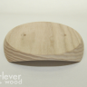 Накладка деревянная D138 для светильников на бревно, Clever Wood