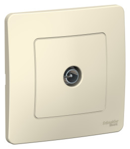 Розетка телевизионная TV, Молочный, Blanca SE BLNTS000012