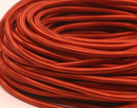 Ретро кабель круглый 2x1,5 Красный шёлк, Interior Wire ПДК2150-КРШ (1 метр)
