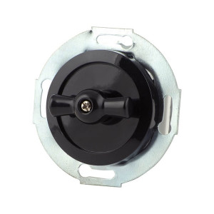 Ручка металл. для выключателя, Чёрный, серия Vintage, LK Studio 888308