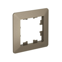 Рамка 1 местная, пластик, Шампань, AtlasDesign Air SE ATN220501