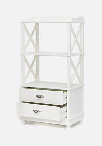 Стеллаж Трике-3 из массива березы, Слоновая кость, TADORNA 112А-IV