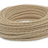 Ретро кабель витой 2x4 Капучино, Interior Wire ПРВ2400-КПЧ (1 метр)