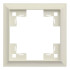 Рамка 1 местная, Кремовый сатин, Standart Rikett 35810 MC