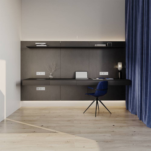 Рамка 3 местная, пластик, Белый матовый, Voltum S70 VLS100302