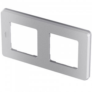 Рамка 2 местная, алюминий, INSPIRIA Legrand  673942