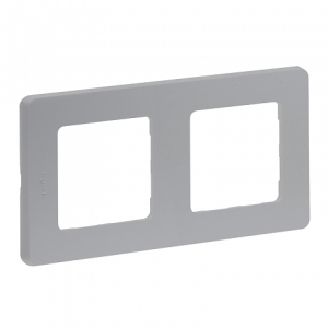 Рамка 2 местная, алюминий, INSPIRIA Legrand  673942
