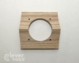 Накладка 1 местная межблокхаусная деревянная 118x118, Clever Wood