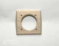 Накладка 1 местная межблокхаусная деревянная 118x118, Clever Wood
