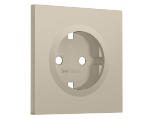 Лицевая панель розетки с З/К, Кашемир, Sigma Quant Ambrella Volt SP3460 Лицевая панель розетки с З/К, Кашемир, Sigma Quant Ambrella Volt SP3460