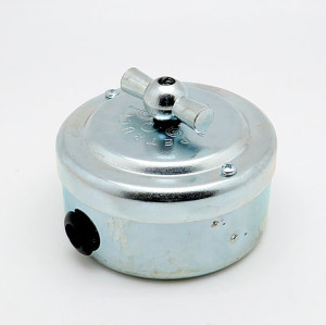 Выключатель поворотный 2 кл. (4 положения), металл, Хром, Petrucci 305CR