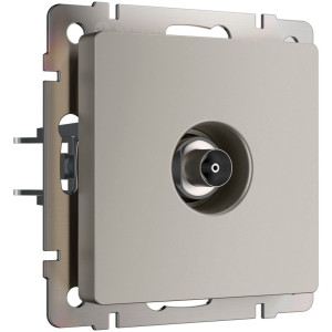 Розетка телевизионная TV оконечная, Дымчатый, Werkel W1283004