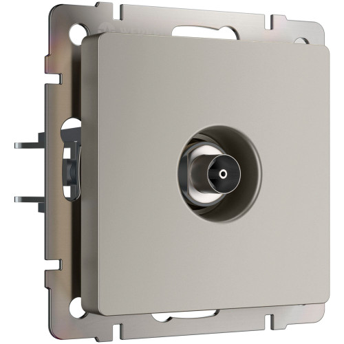 Розетка телевизионная TV оконечная, Дымчатый, Werkel W1283004