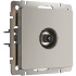 Розетка телевизионная TV оконечная, Дымчатый, Werkel W1283004