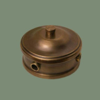 Распаечная коробка из латуни D95, светлая латунь, Romatti Людвиг LDG31 