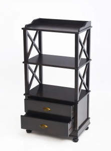 Стеллаж Трике-3 из массива березы, Венге, TADORNA 112А-WE