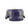 Распаечная коробка керамика D93х47 azzurra лузурный, золотистая фурнитура Leanza КРЛЗ