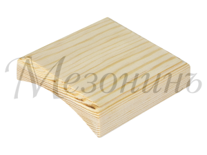 Накладка 1 местная Классика деревянная 90х90х20 на бревно D200-220, ТД МезонинЪ GE70771-00