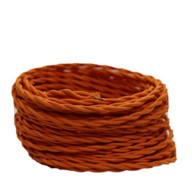 Ретро кабель витой 2x1,5 оранжевый, Villaris 1021505