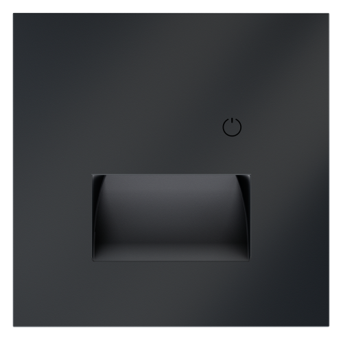 Лицевая панель для подсветки светодиодной с датчиком, Графит, S70 Voltum VLS002407