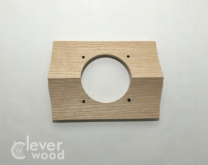 Накладка 1 местная межблокхаусная деревянная 154x118, Clever Wood