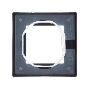 Рамка 1 местная IP44, Карбон, ArtGallery SE GAL441001