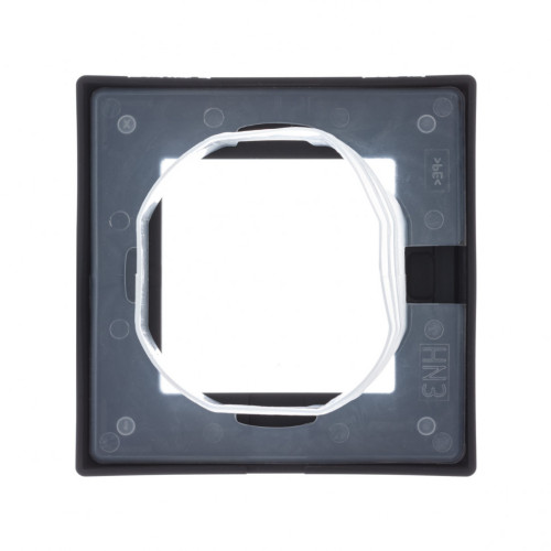 Рамка 1 местная IP44, Карбон, ArtGallery SE GAL441001