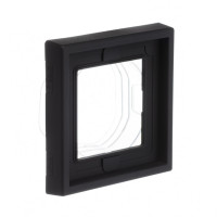 Рамка 1 местная IP44, Карбон, ArtGallery SE GAL441001