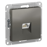 Розетка компьютерная RJ45 Cat. 6e, Сталь, AtlasDesign SE ATN000986