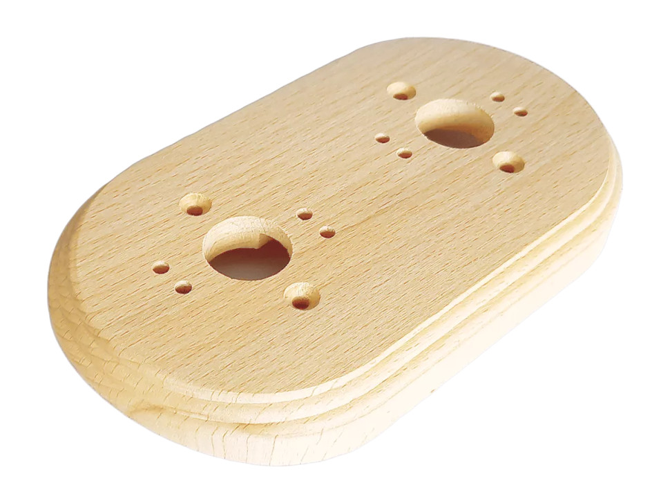 Накладка 2 местная Ретро деревянная на бревно d200-220, ТД МезонинЪ GE71722-00p Накладка 2 местная Ретро деревянная на бревно d200-220, ТД МезонинЪ GE71722-00p