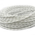 Ретро кабель витой 2x4 Белый, Interior Wire ПРВ2400-БЕЛ (1 метр)