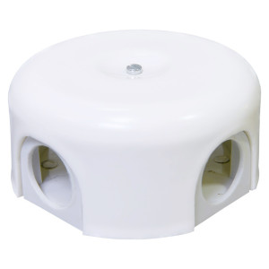 Распаечная коробка керамика D90х48, белый Lindas 33510